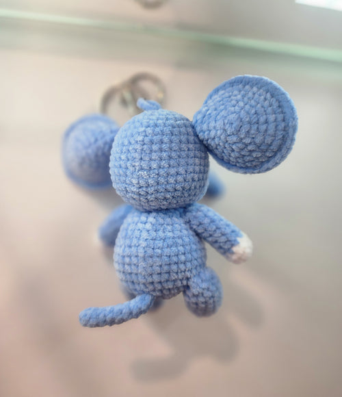 Blue Elephant Keychain