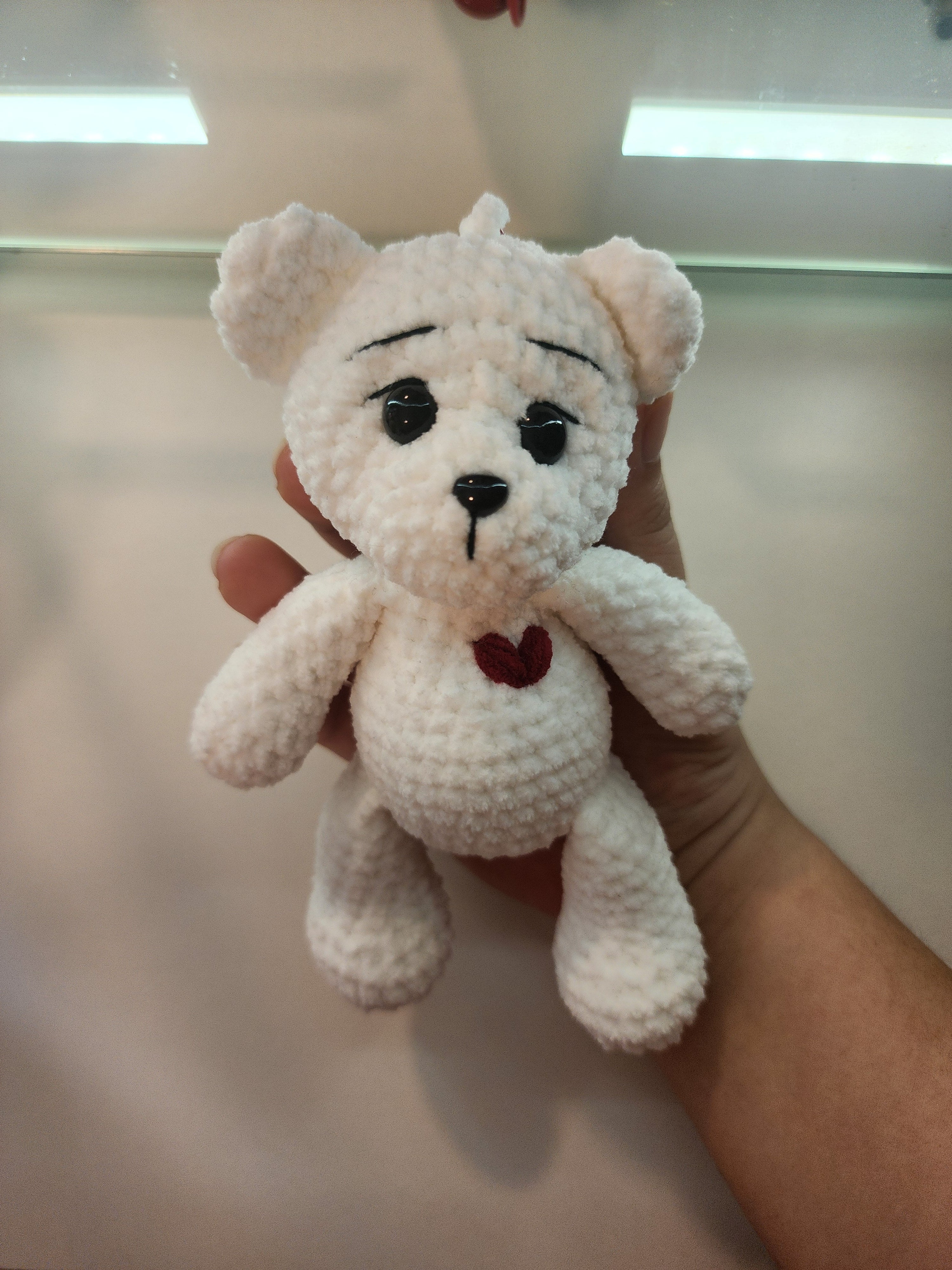 White Bear Red Wings Keychain