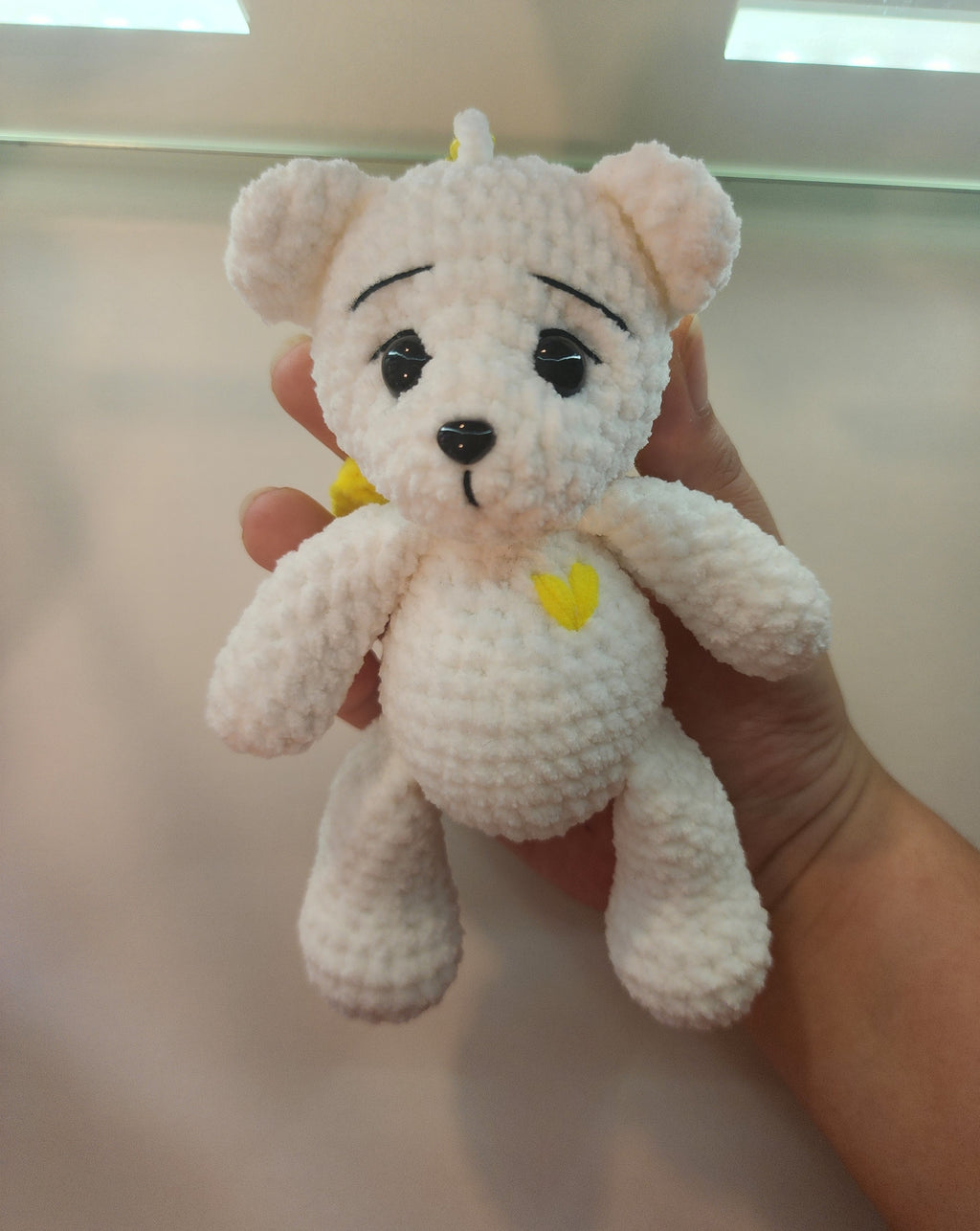 White Bear Yellow Wing Keychain
