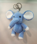 Blue Elephant Keychain